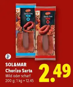 Lidl SOL&MAR Chorizo Sarta Angebot