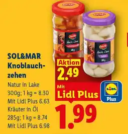 Lidl SOL&MAR Knoblauchzehen Angebot