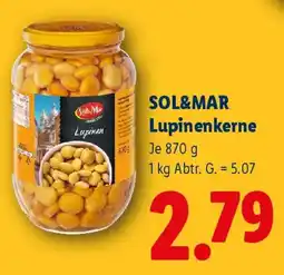 Lidl SOL&MAR Lupinenkerne Angebot