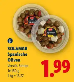 Lidl SOL&MAR Spanische Oliven Angebot