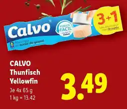 Lidl Calvo Thunfisch Yellowfin Angebot