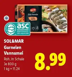 Lidl SOL&MAR Garnelen Vannamei Angebot