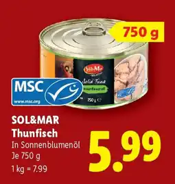 Lidl Sol&Mar Thunfisch Angebot