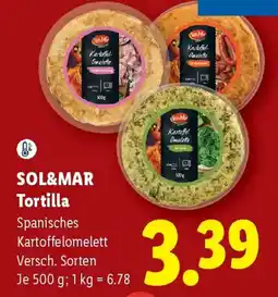Lidl SOL&MAR Tortilla Angebot