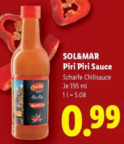 Lidl SOL&MAR Piri Piri Sauce Angebot