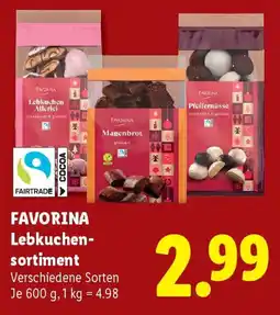 Lidl Favorina Lebkuchen-sortiment Angebot