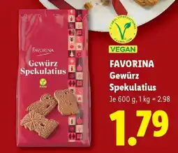 Lidl Favorina Gewürz Spekulatius Angebot