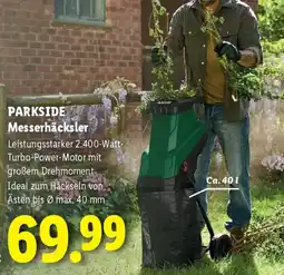 Lidl PARKSIDE Messerhäcksler Angebot