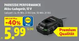 Lidl PARKSIDE PERFORMANCE Akku-Ladegerät, 12 V Angebot