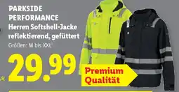 Lidl PARKSIDE Herren Softshell-Jacke reflektierend, gefüttert Angebot