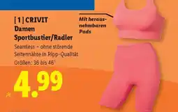 Lidl CRIVIT Damen Sportbus tier/Radler Angebot