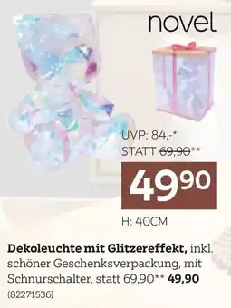 XXXLutz novel Dekoleuchte mit Glitzereffekt Angebot