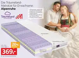 XXXLutz Träumeland kaltschaummatratze Angebot