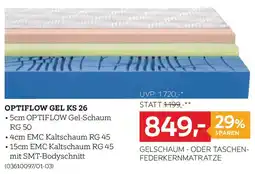 XXXLutz OPTIFLOW GEL KS 26 Angebot