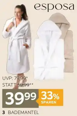XXXLutz esposa Bademantel Angebot