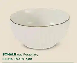 Bellaflora Schale aus Porzellan, creme Angebot