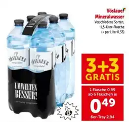 Interspar Vöslauer Mineralwasser Angebot