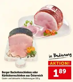 Interspar Berger Backofenschinken oder Kürbiskernschinken Angebot