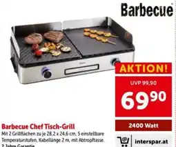 Interspar Barbecue Chef Tisch-Grill Angebot
