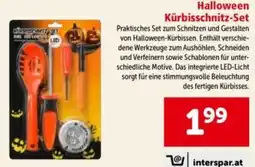 Interspar Halloween Kürbisschnitt-Set Angebot