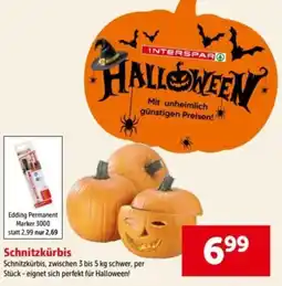 Interspar Schnitzkürbis Angebot
