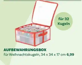 Aufbewahrungsbox für Weihnachtskugeln