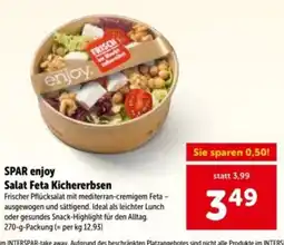 Interspar SPAR enjoy Salat Feta Kichererbsen Angebot