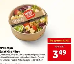 Interspar SPAR enjoy Salat Käse Nüsse Angebot