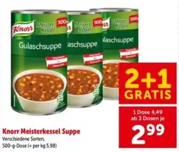 Interspar Knorr Meisterkessel Suppe Angebot