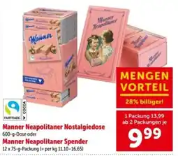 Interspar Manner Neapolitaner Nostalgiedose Angebot