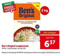 Interspar Ben's Original Langkornreis Angebot
