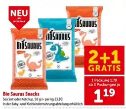 Interspar Bio Saurus Snacks Angebot