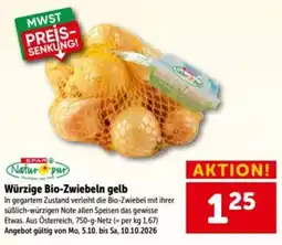 Interspar Würzige Bio-Zwiebeln gelb Angebot
