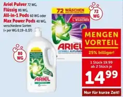 Interspar Ariel Flüssig Angebot