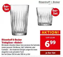 Interspar Ritzenhoff & Becker Trinkgläser »Nobel« Angebot