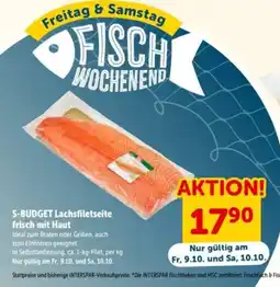 Interspar S-BUDGET Lachsfiletseite Angebot