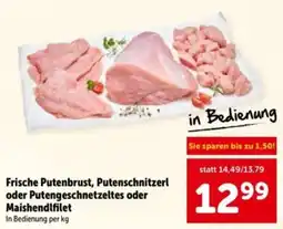 Interspar Frische Putenbrust, Putenschnitzerl oder Putengeschnetzeltes oder Maishendlfilet Angebot