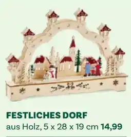 Bellaflora Festliches Dorf aus Holz Angebot