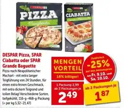 Interspar Despar Pizza Angebot