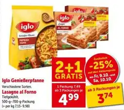 Interspar Iglo Genießerpfanne Angebot