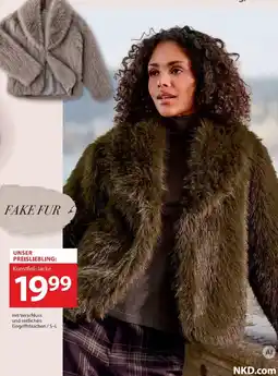 NKD Kunstfell-Jacke Angebot