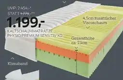 XXXLutz Physiosleep Kaltschaummatratze Physio Sensitiv Angebot