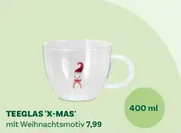 Bellaflora Tee Glas 'X-Mas' Angebot