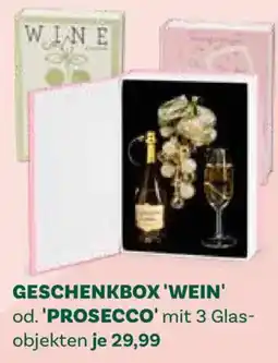 Bellaflora Geschenkbox 'Wein' od. 'Prosecco' Angebot