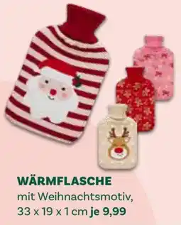 Bellaflora Wärmflasche mit Weihnachtsmotiv Angebot