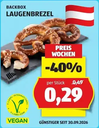 Hofer Backbox Laugenbrezel Angebot