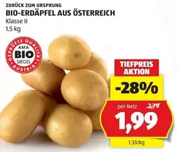 Hofer Bio-Erdäpfel aus Österreich Angebot