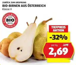 Hofer Bio-Birnen aus Österreich Angebot