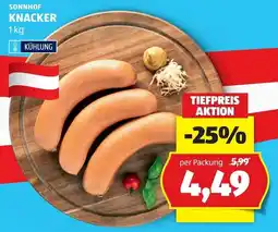 Hofer Sonnhof Knacker Angebot