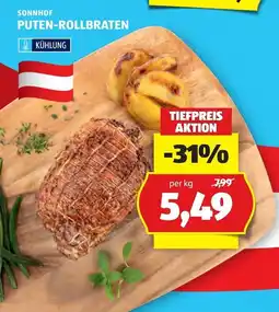 Hofer Sonnhof Puten-Rollbraten Angebot